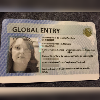 Global Entry ID Card
